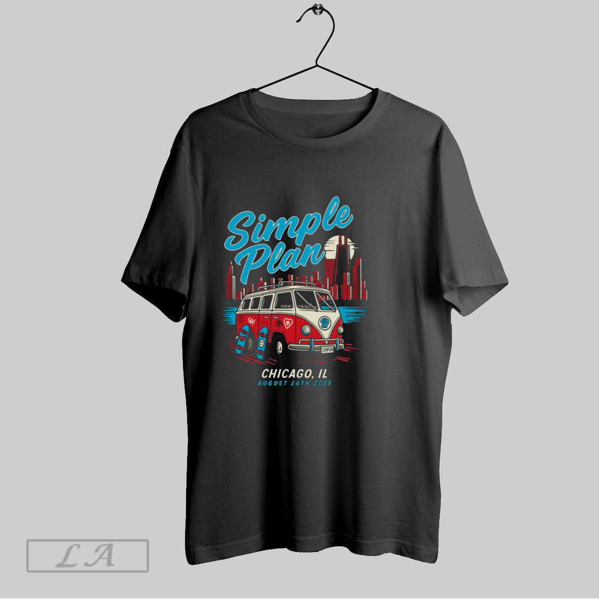 Original Simple Plan Chicago Il August 24 2025 Concert Hoodie Elegant