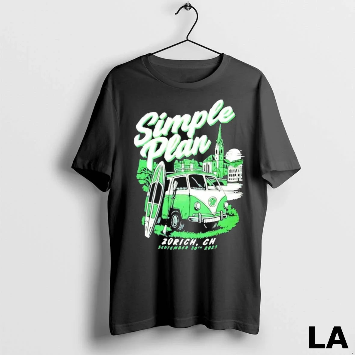 Original Simple Plan Zurich Ch September 30 2025 Tee Modern Outfit