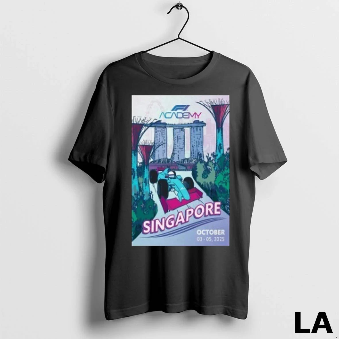 Original Singapore 2025 Formula One Academy Calendar Tank Top Retro