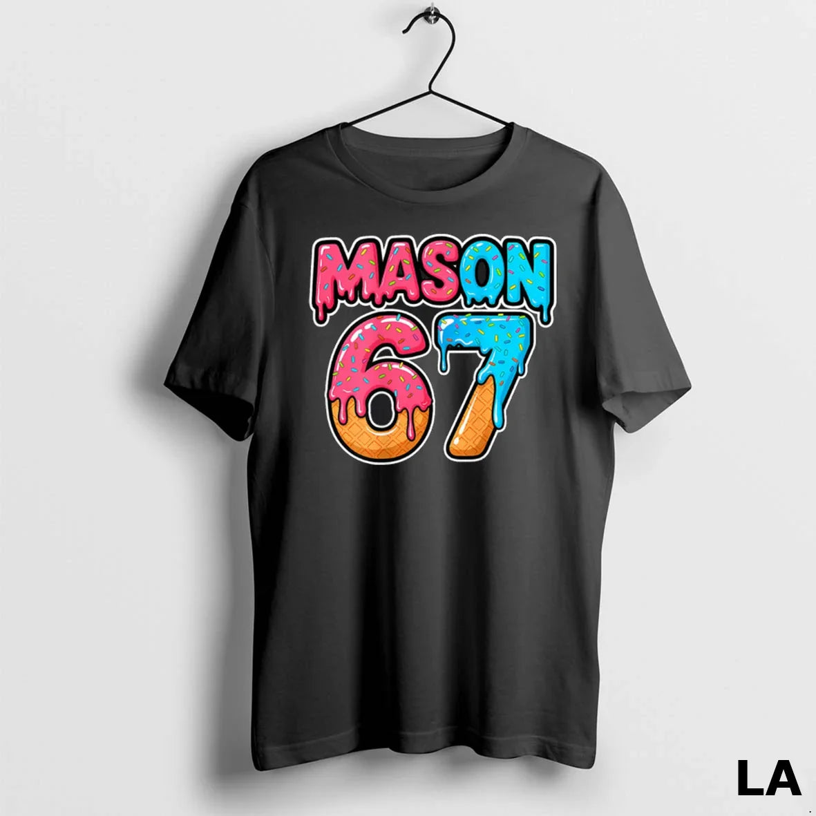 Original Six Seven Meme Mason 67 Ice Cream Drip Tee Elegant Design