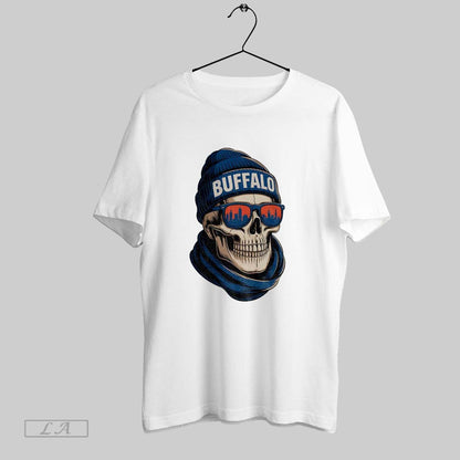 Original Skeleton City Skyline Buffalo Bills Football Bills Mafia
