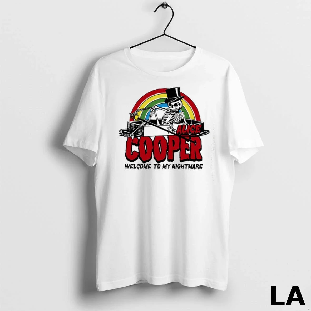 Original Skeleton Rainbow Alice Cooper Welcome To My Nightmare Horror