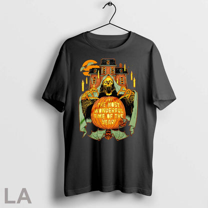 Original Skeleton Pumpkin Its Most Wonderful Time Year 2025 Shirt