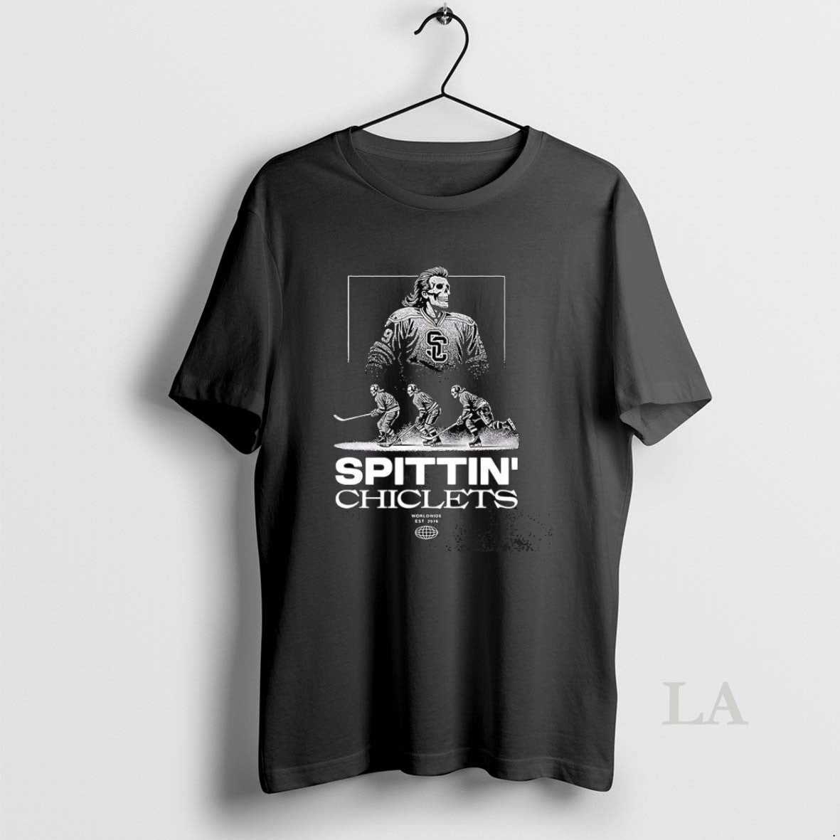 Original Skelton Hockey Spittin Chiclets Worldwide Est 2016 Shirt