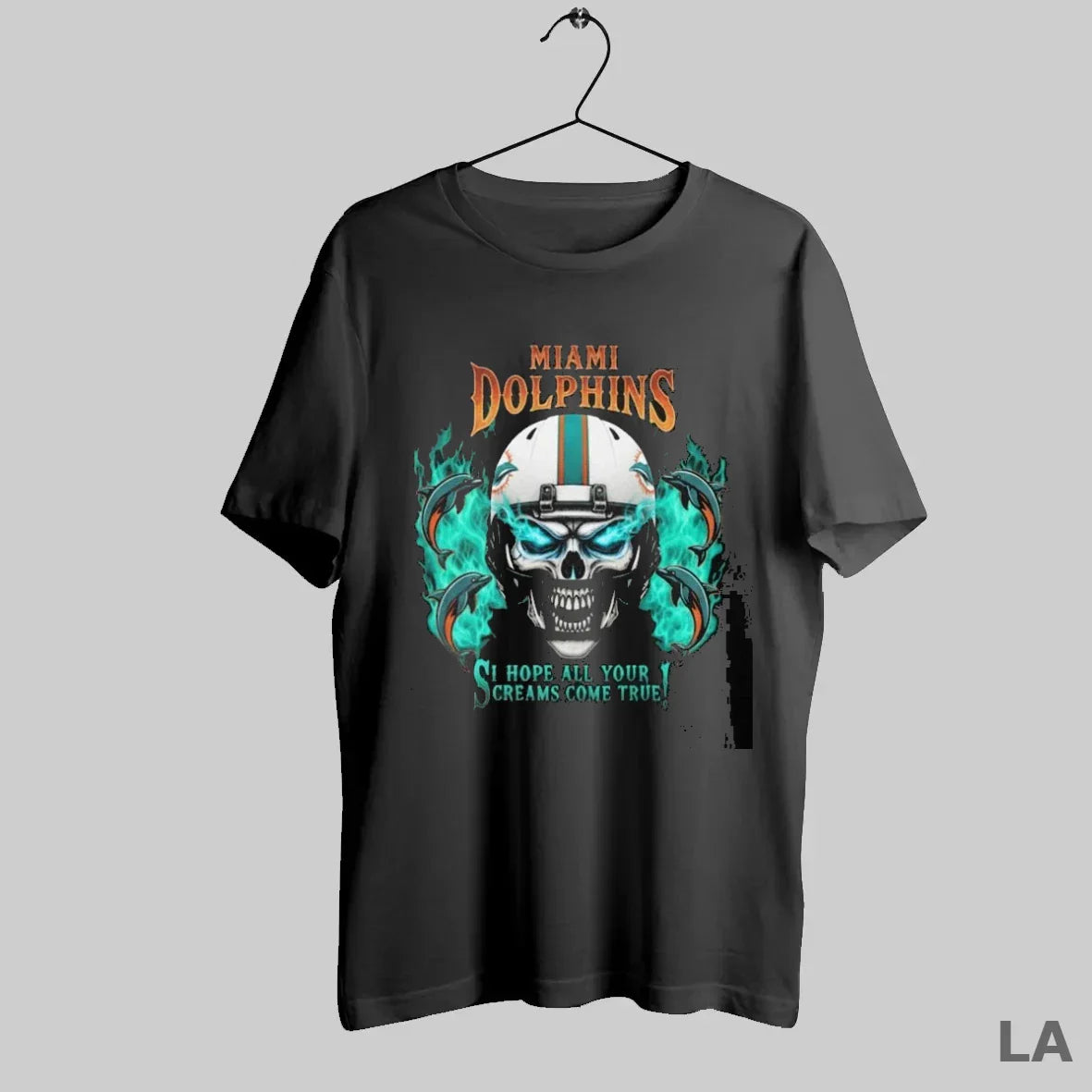 Original Skull X Miami Dolphins I Hope All Your Screams Come True