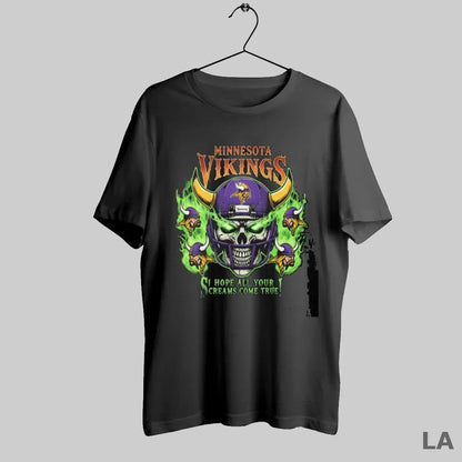 Original Skull X Minnesota Vikings I Hope All Your Screams Come True