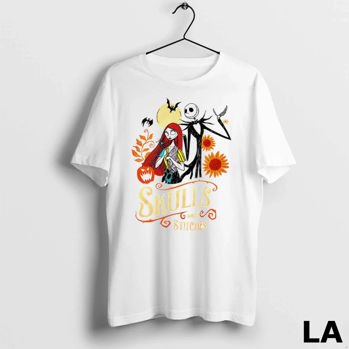 Original Skulls And Stitches Nightmare Before TShirt Classic Art