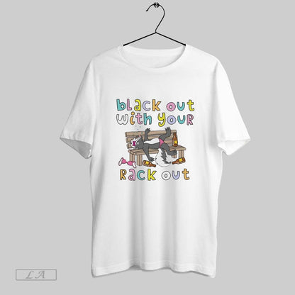 Original Skunk Drunk Black Out Your Rack Out Hoodie Classic Design