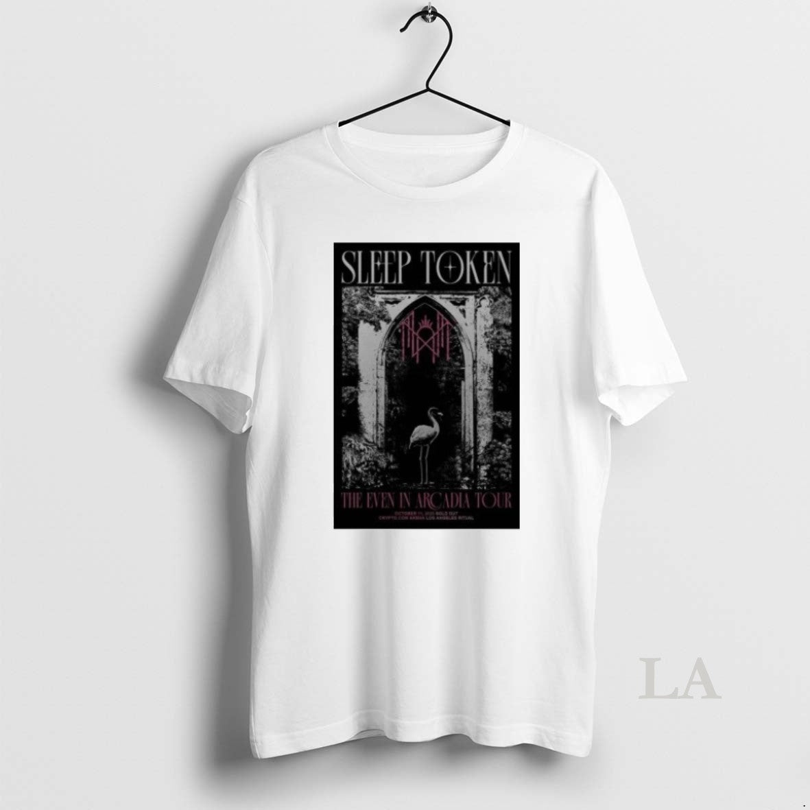 Original Sleep Token Oct 11 2025 Los Angeles Tee Authentic Apparel