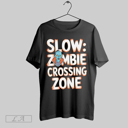 Original Slow Zombie Crossing Zone Sweatshirt Classic Design