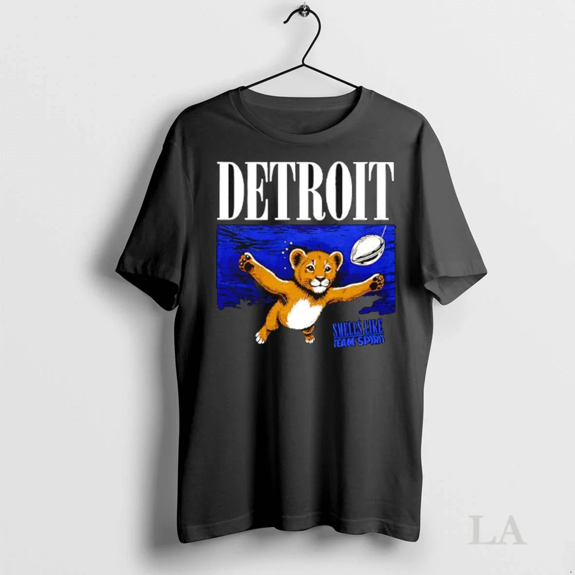 Original Smells Like Team Spirit Detroit Lions Ladies Tank Top