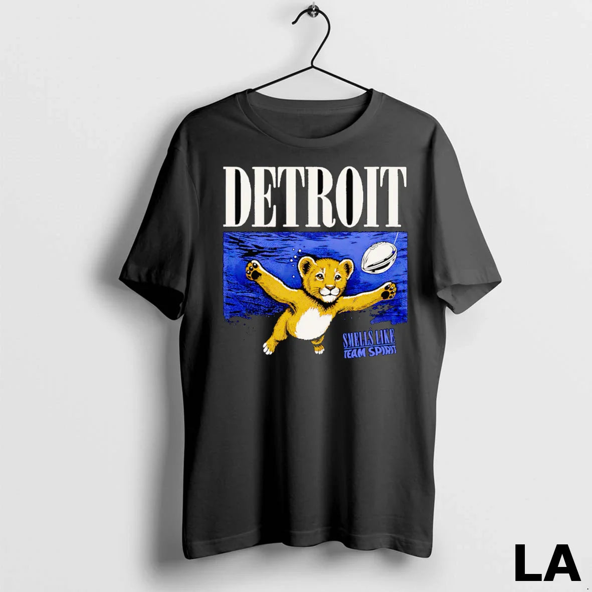 Original Smells Like Team Spirit Detroit Nevermind Shirt Modern Style