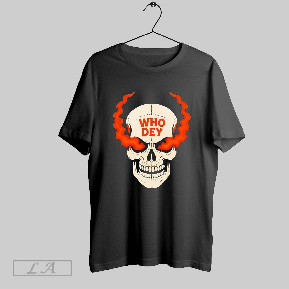 Original Smoking Skull Who Dey Tank Top Authentic Gift