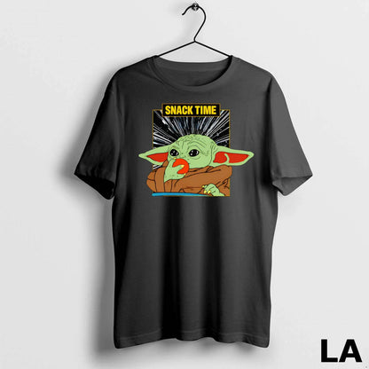 Original Snack Time Yoda TShirt Elegant Gift