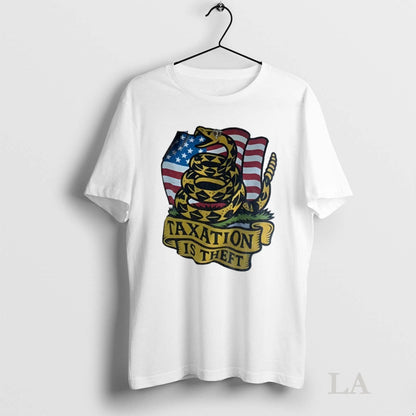 Original Snake Dont Tread Me Taxation Is Theft American Flag