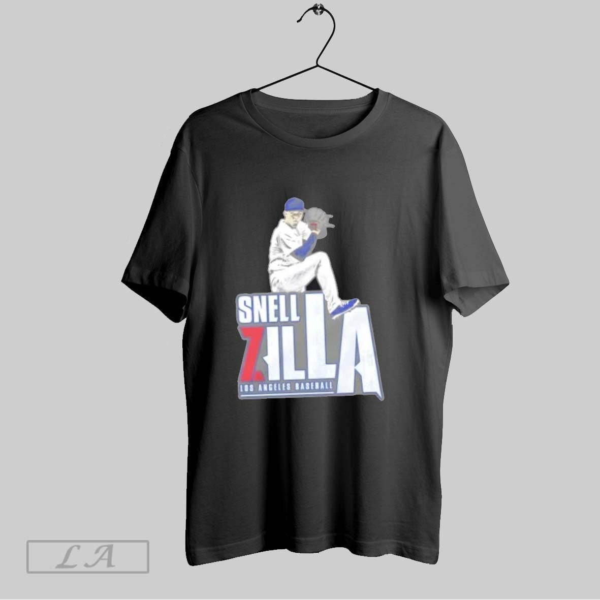 Original Snellzilla Blake Snell Los Angeles Dodgers Baseball TShirt