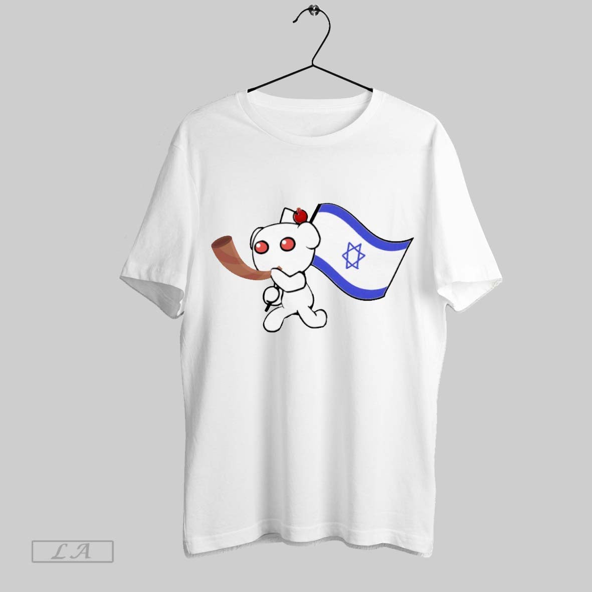 Original Snoo Mascot Reddit Israel Flag Shirt Authentic Merch
