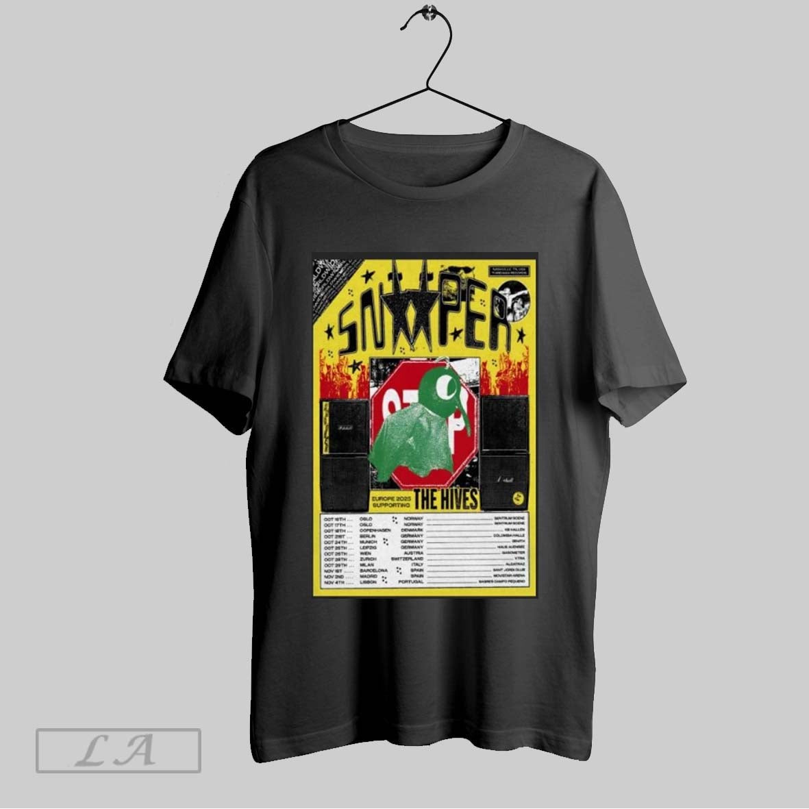 Original Snooper Hives Europe Tour 2025 Sweatshirt Exclusive Merch