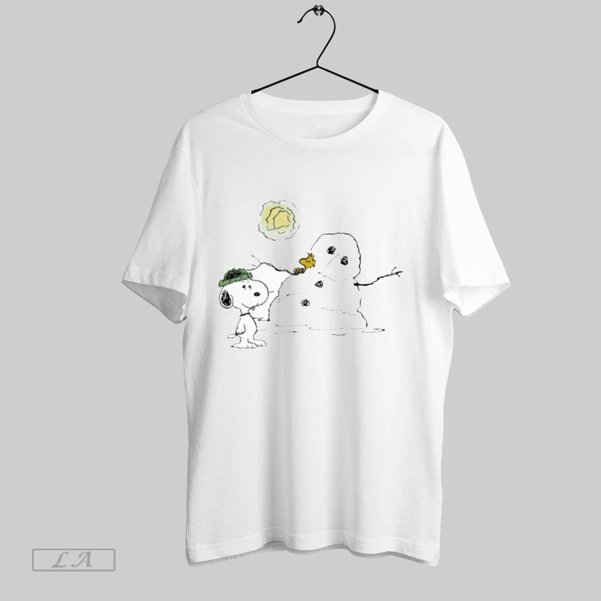 Original Snoopy And Woodstock Winter Snow TShirt Unique Look