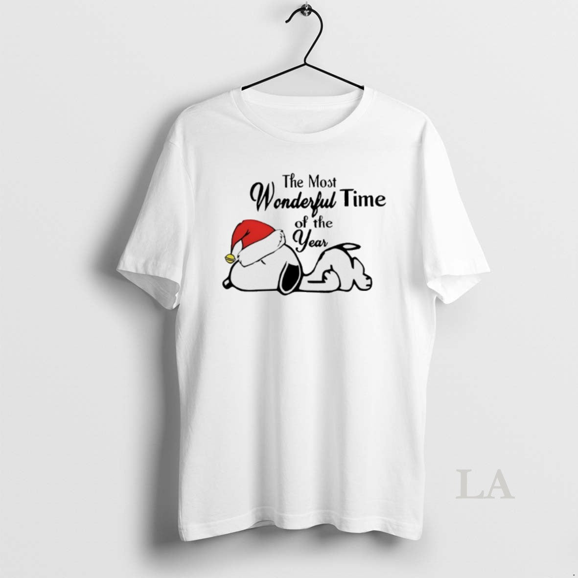 Original Snoopy Most Wonderful Time Year Shirt Vintage Look