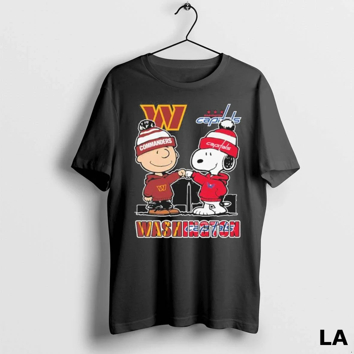 Original Snoopy Fist Bump Charlie Brown Commanders And Capitals