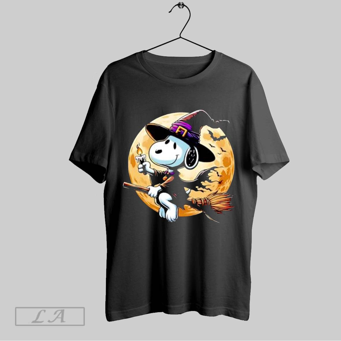 Original Snoopy Halloween Witch Moon Long Sleeve Designer Collection