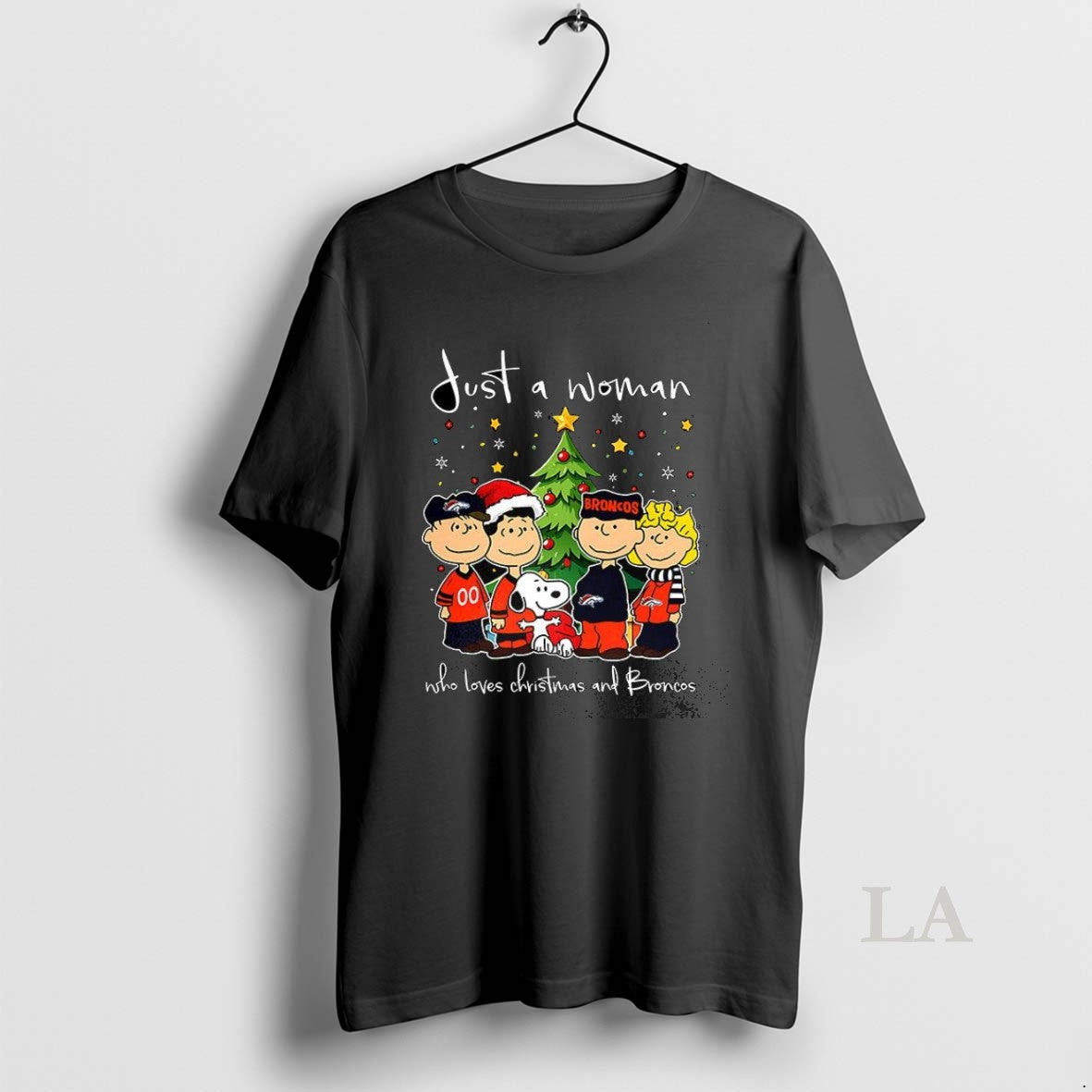 Original Snoopy Noel Denver Broncos Just Tree 2025 TShirt Elegant