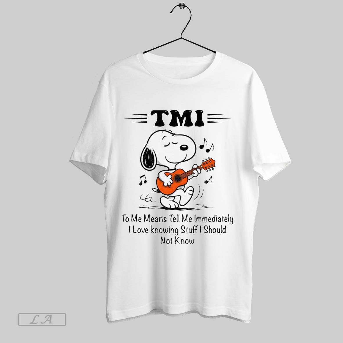 Original Snoopy Tmi To Me Means Tell Me Immediately I Love Knowing