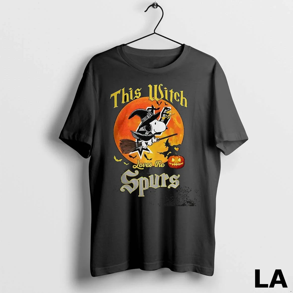 Original Snoopy This Witch Loves San Antonio Spurs Halloween Hoodie