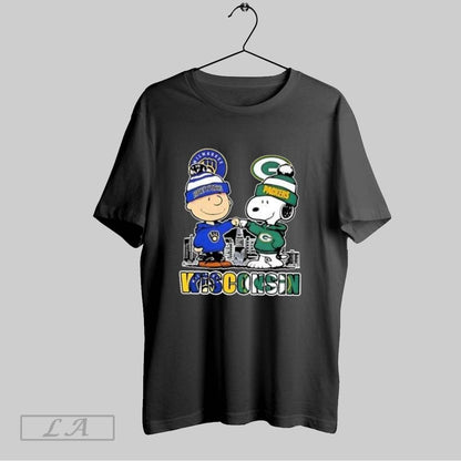 Original Snoopy X Charlie Brown Wisconsin Sports Milwaukee Brewers X