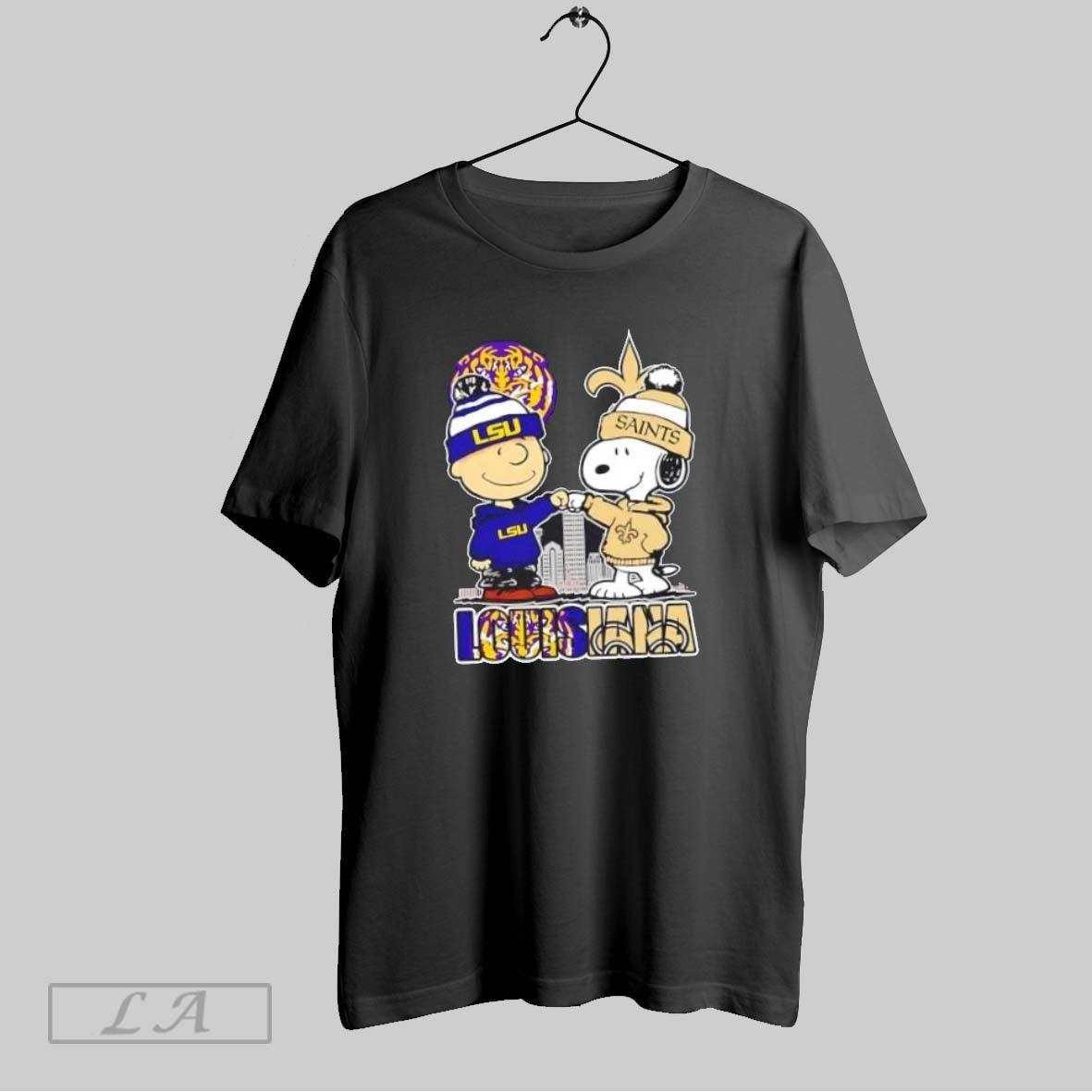 Original Snoopy And Charlie Brown Louisiana Lsu Tigers X New Orleans