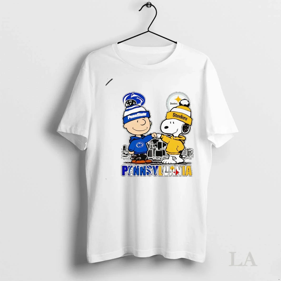 Original Snoopy And Charlie Brown Pennsylvania Skyline Penn State And