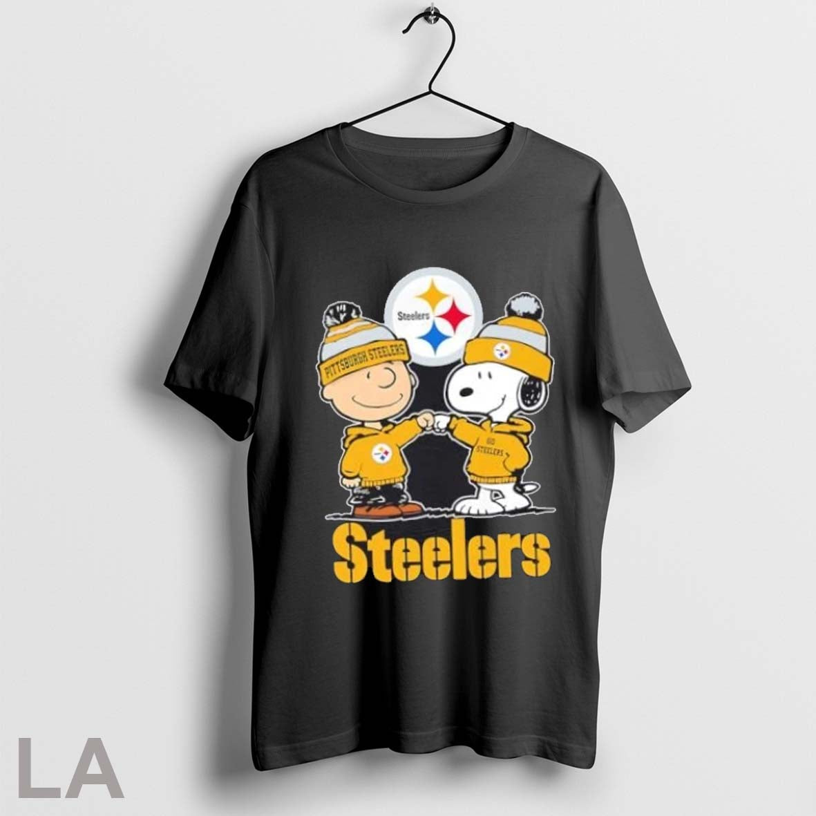 Original Snoopy And Charlie Brown Pittsburgh Steelers Football