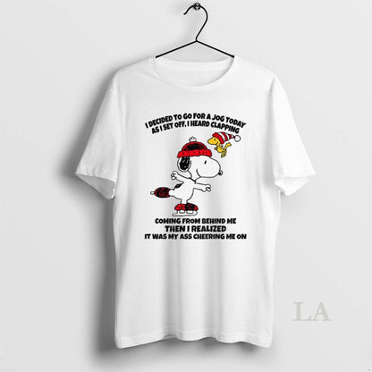 Original Snoopy And Woodstock I Decided To Go Jog Today As I Set Tank