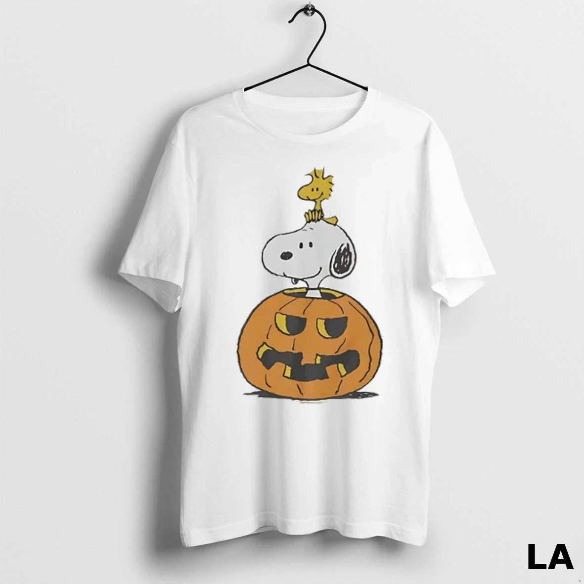 Original Snoopy And Woodstock Jack O Lantern Halloween Tee Retro