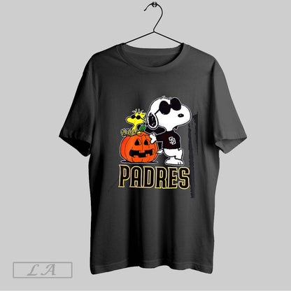 Original Snoopy And Woodstock San Diego Padres Pumpkin Halloween 2025