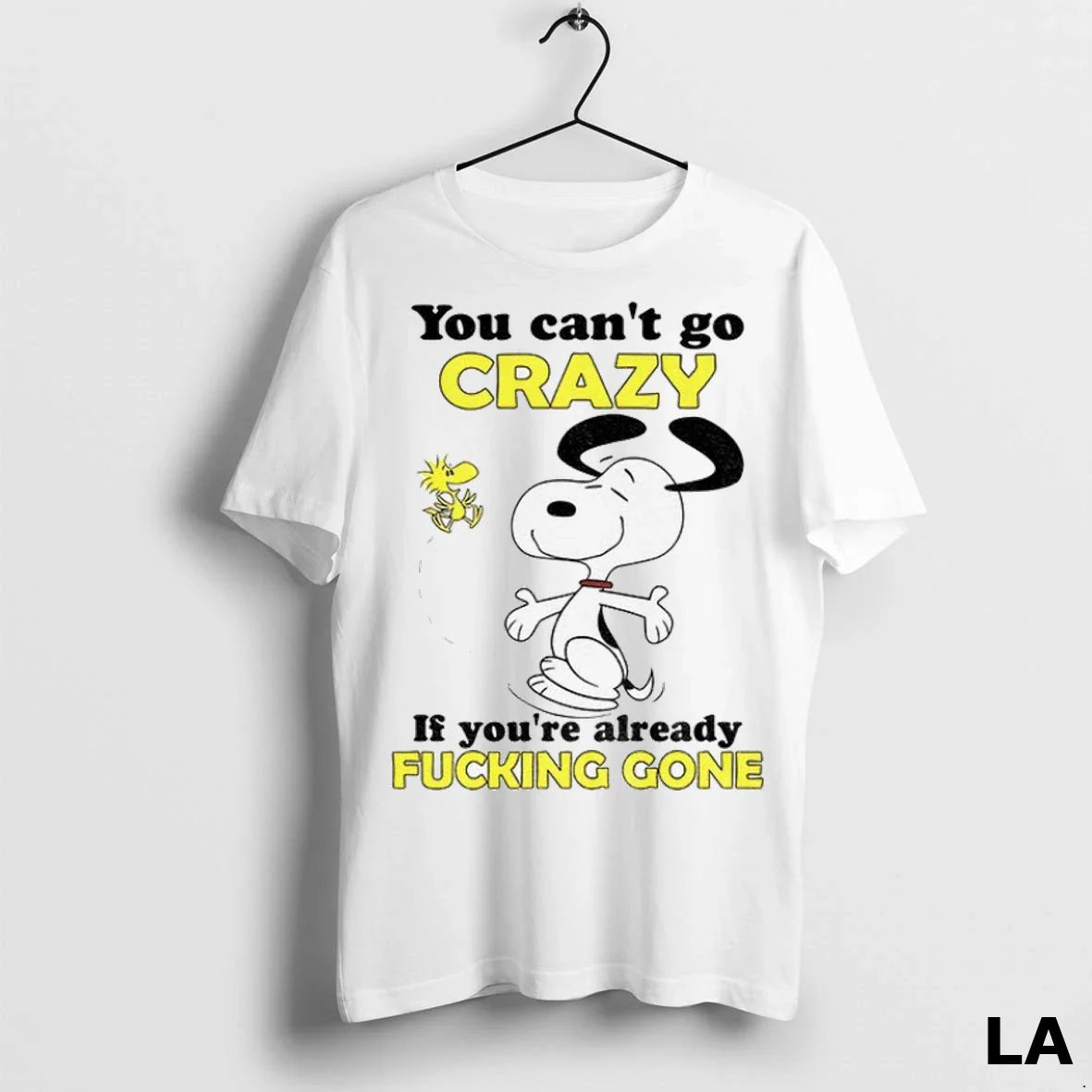 Original Snoopy And Woodstock You Cant Go Crazy If Youre Already