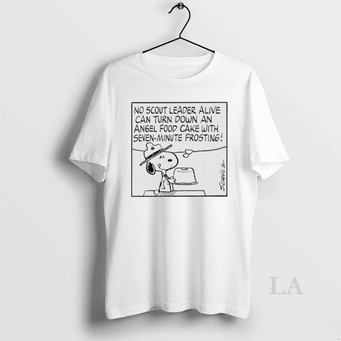 Original Snoopy No Scout Leader Alive Can Turn Down Angel Food Cake