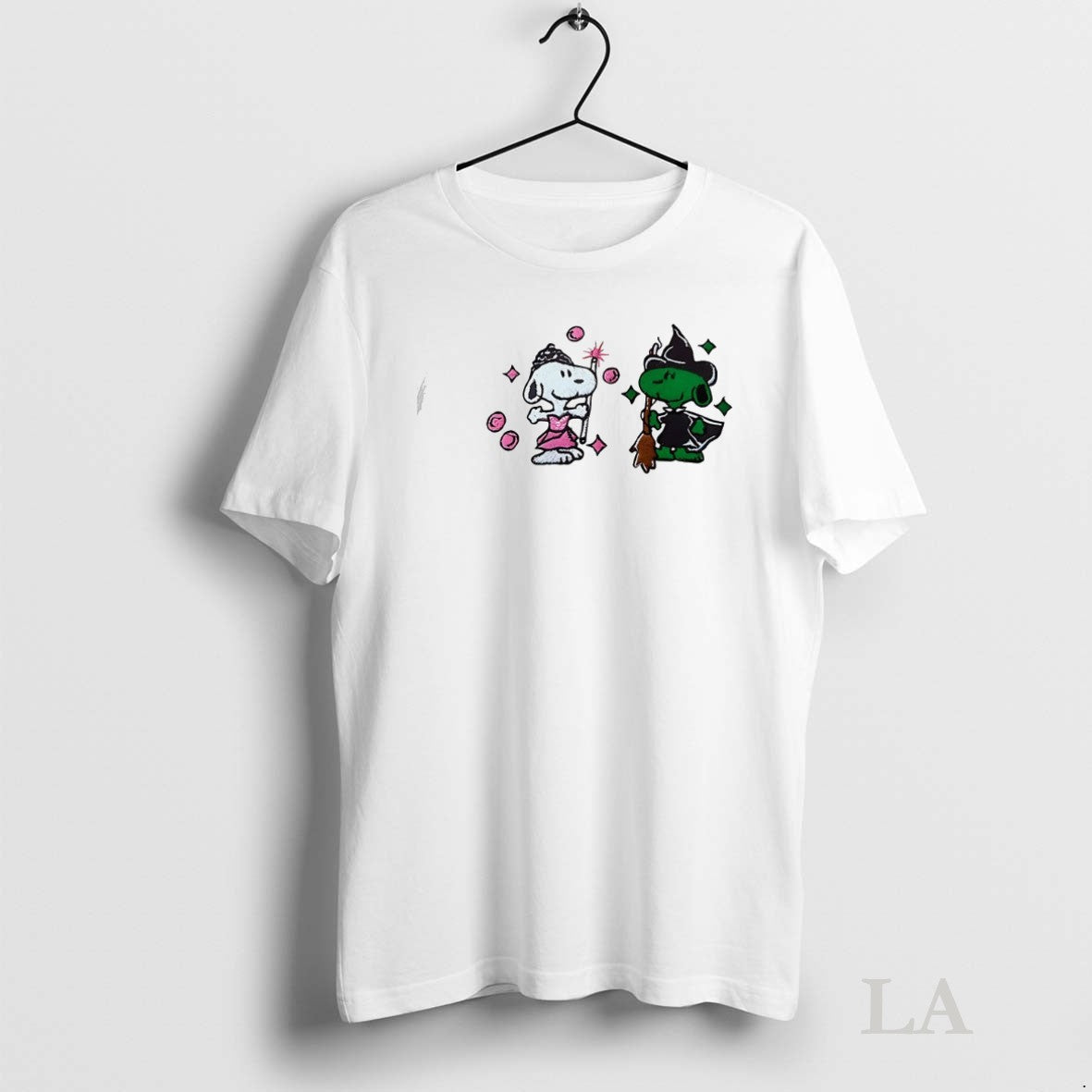 Original Snoopy Princess And Witch Costume Halloween Magic TShirt