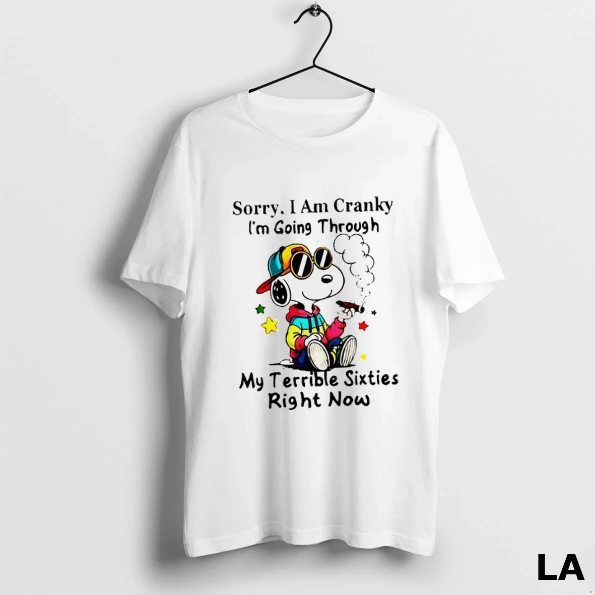 Original Snoopy Smoking Sorry I Am Cranky Im Going Through My