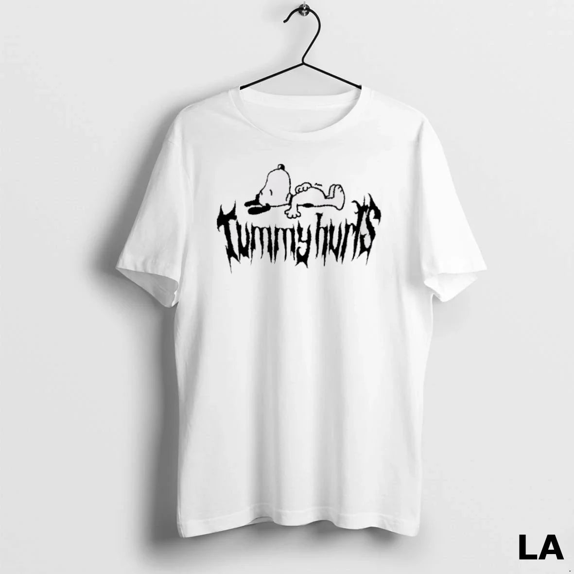 Original Snoopy Tummy Hurts Shirt Retro Outfit
