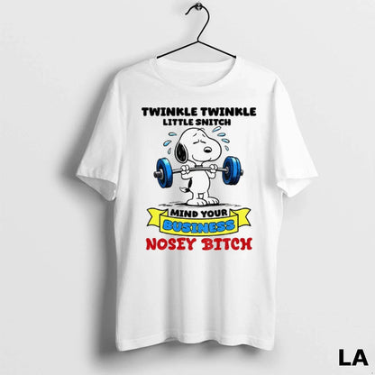 Original Snoopy Twinkle Twinkle Little Snitch Mind Your Business