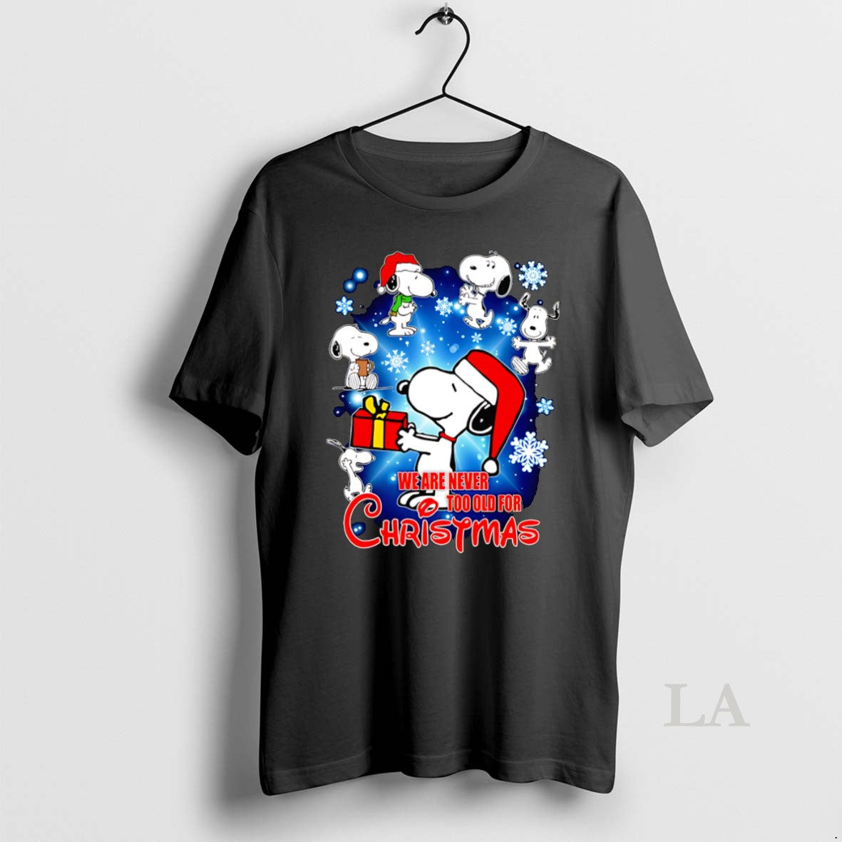Original Snoopy We Are Never Tool Old TShirt Retro Fashion
