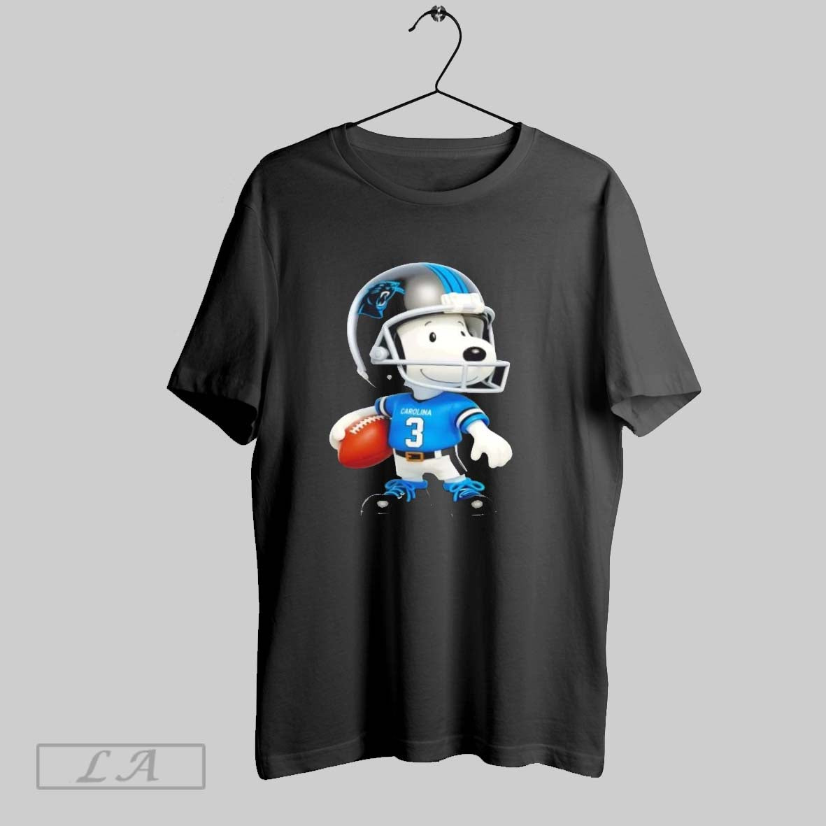 Original Snoopy Wearing Carolina Panthers Football Tank Top Unique