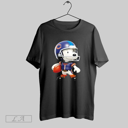 Original Snoopy Wearing Chicago Bears Football Hoodie Stylish Art