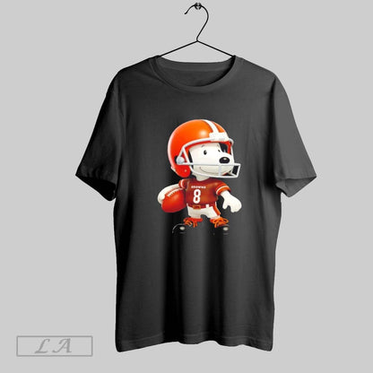 Original Snoopy Wearing Cleveland Browns Football TShirt Elegant Merch