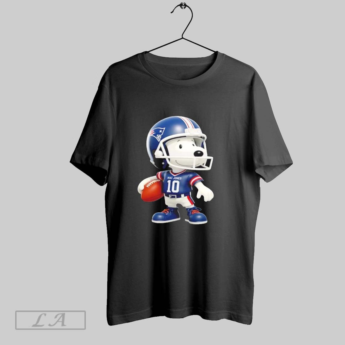 Original Snoopy Wearing New England Patriots Football Tee Trendy