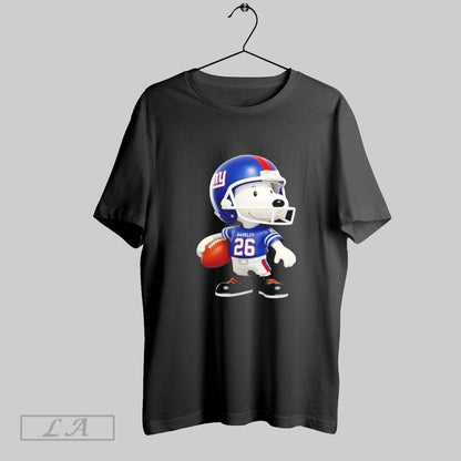 Original Snoopy Wearing New York Yankees Football Long Sleeve Premium