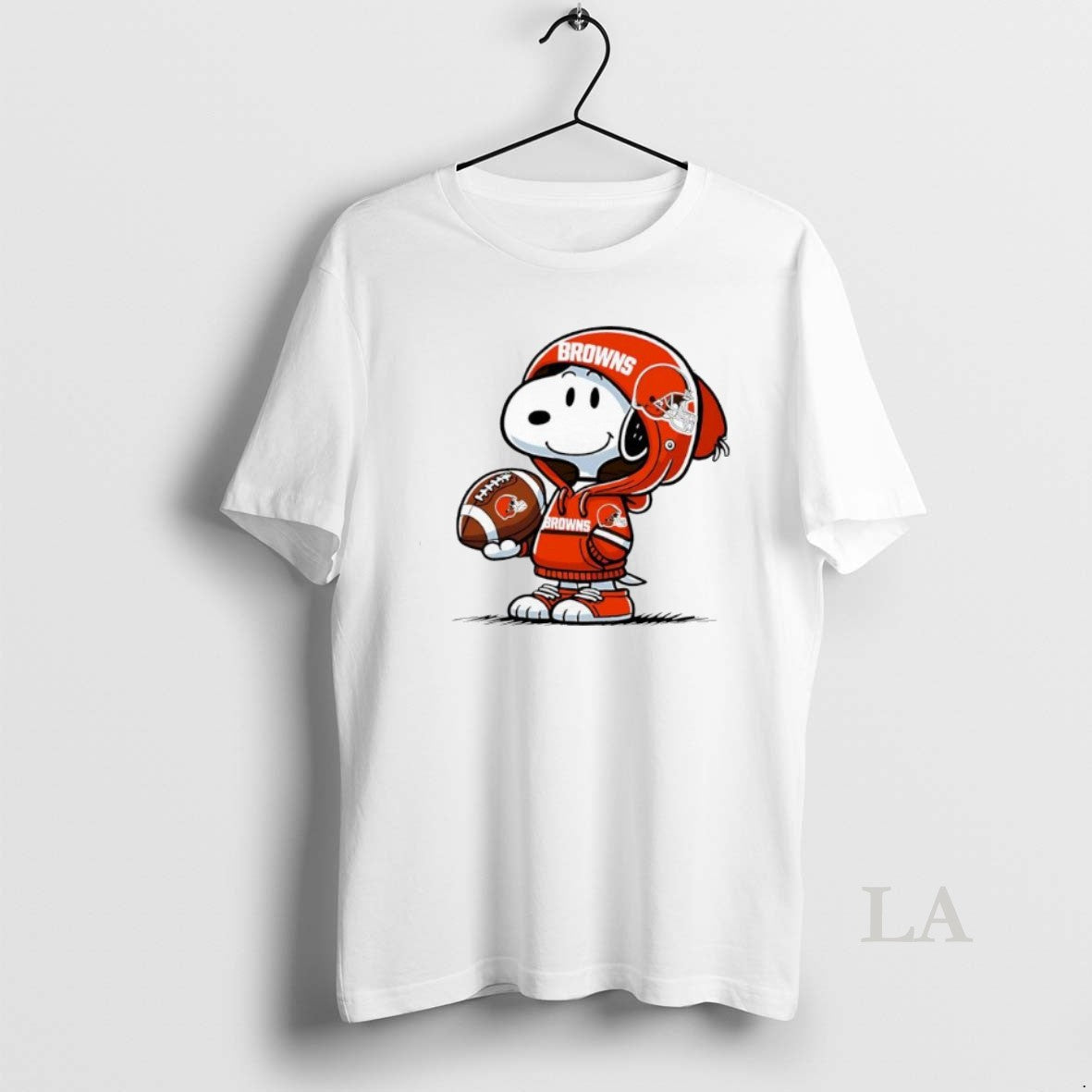 Original Snoopy Wears Cleveland Browns Logo Shirt Modern Style