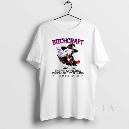 Original Snoopy Witch Bitchcraft Art Pissing People Off Telling Them
